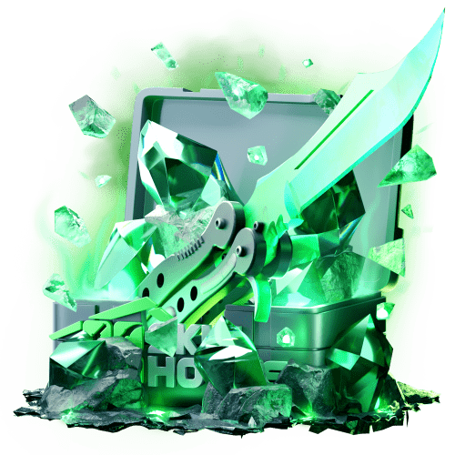 Нож-бабочка Изумруд