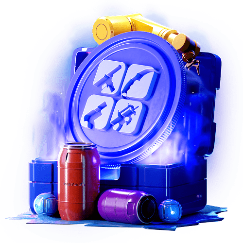 Пластиковая монета